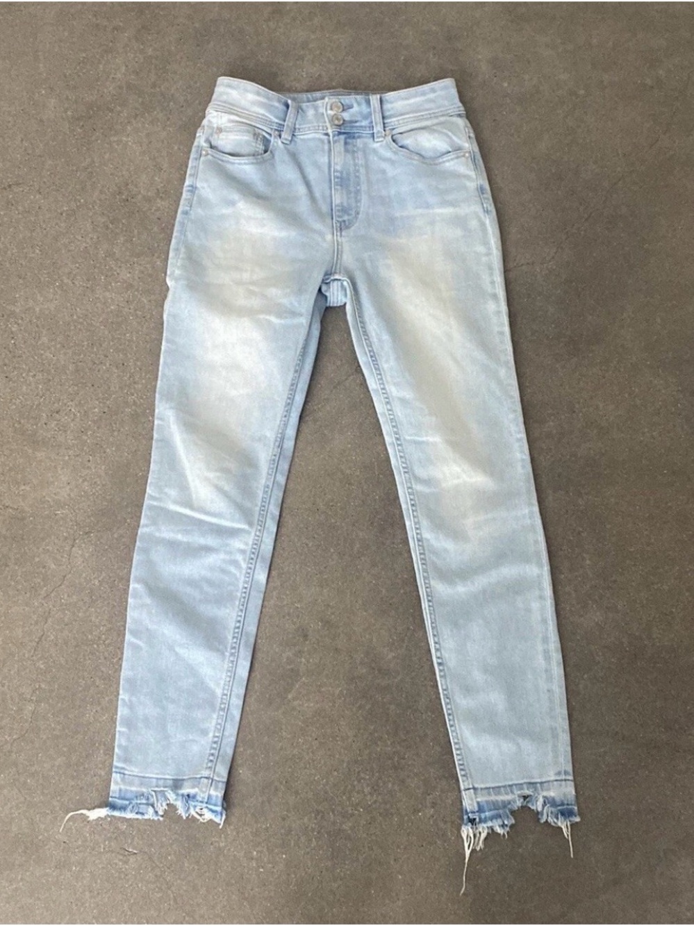 We The Free Light Blue High-Rise Skinny Jeans